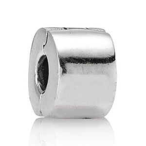 Rare Pandora Original Smooth Clip Charm, 925, Minimalist